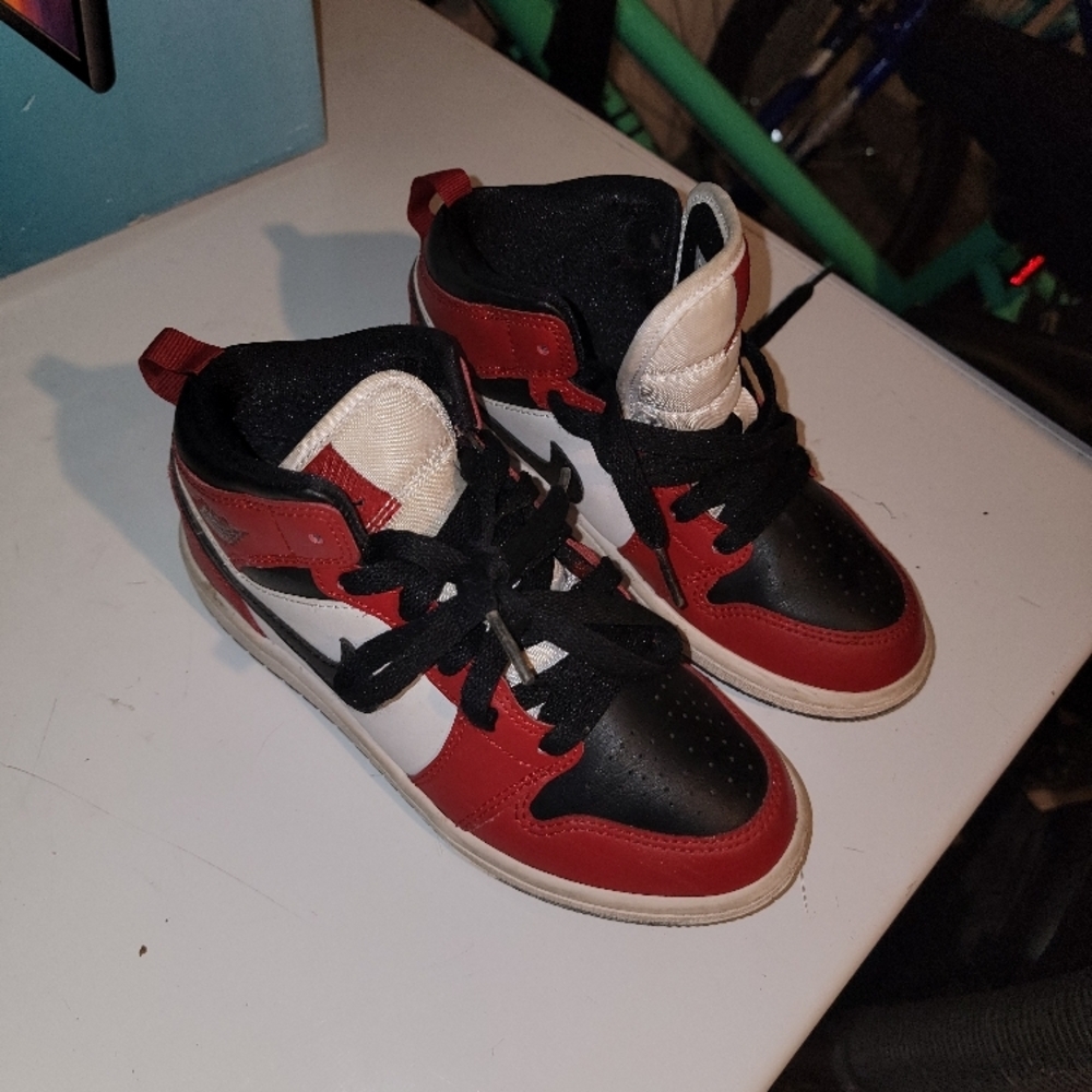 Kids Red and Black Sneakers